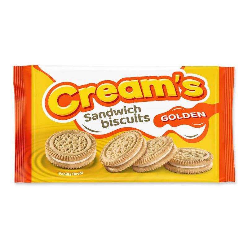 Cream’s Sandwich biscuits - Golden 230g | Vanlijekjeks | Northy