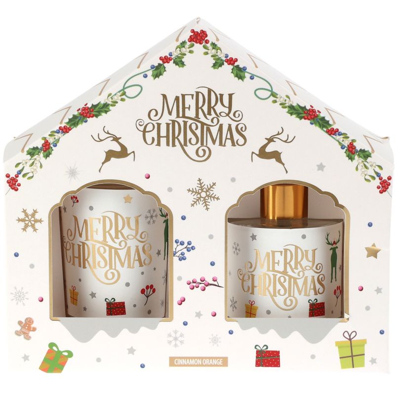 Duftsett Jul | Duftpinner & Duftlys | 4ass