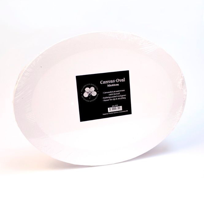 Hovedbilde Canvas Lerret Oval 30x40cm