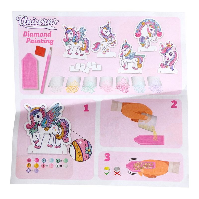 Enhjørning Diamond Painting hobbysett