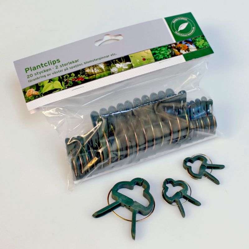 Planteklips / Planteklemme 20pk | 2 størrelser