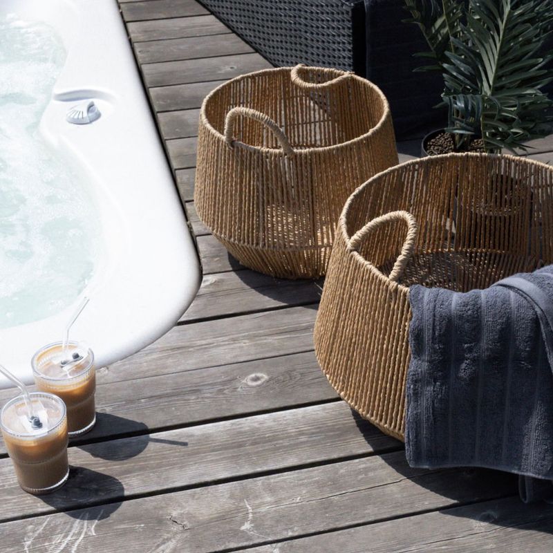 OLSENHOME - Glaskopp med lokk og sugerør 6pk