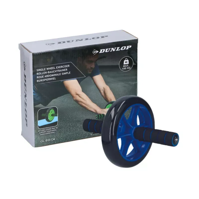 Dunlop treningshjul abs | Med knepute | Effektiv magetrening