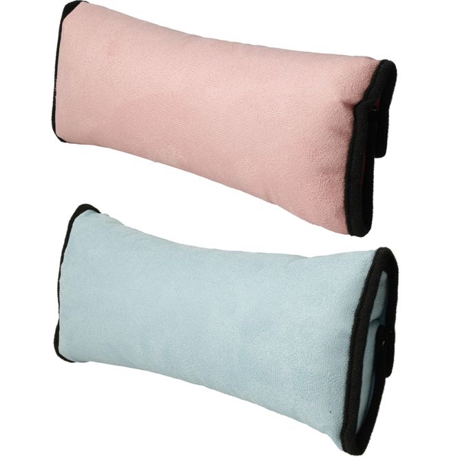 Hovedbilde Pute For Bilbelte - Rosa/Blå