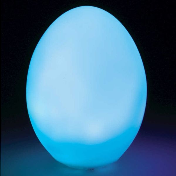 Egglampe - skifter gjennom regnbuens farger