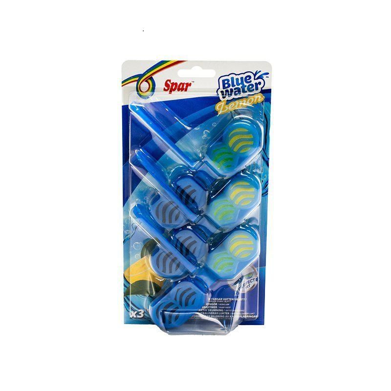 SPAR WC Blue Water Lemon 3pk | WC-blokk med sitronduft