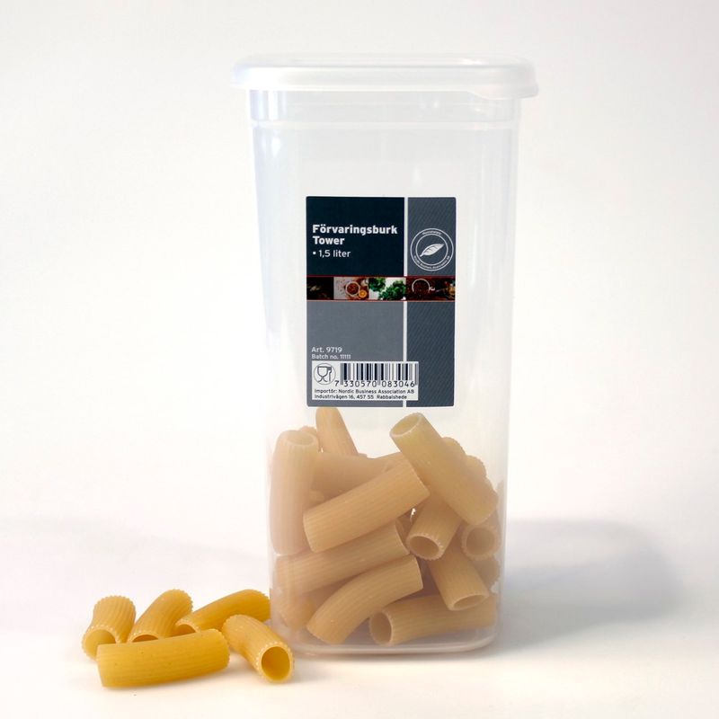 Lufttett oppbevaringsboks 3pk | 1,5L | Tower 