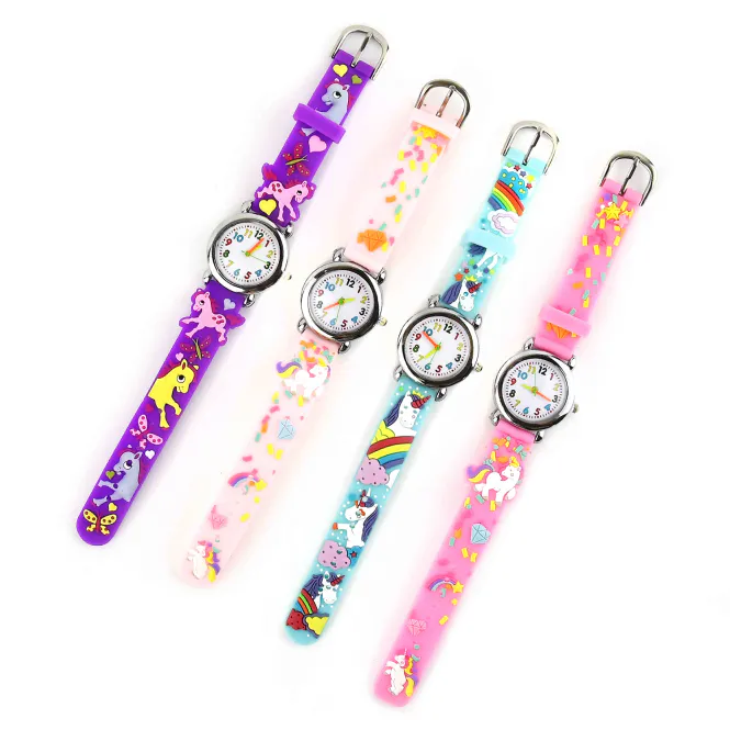 Hovedbilde Analog klokke enhjørninger