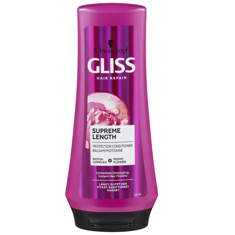 Gliss Balsam Supreme Length 6x200ml | Storpakk | Schwarzkopf 