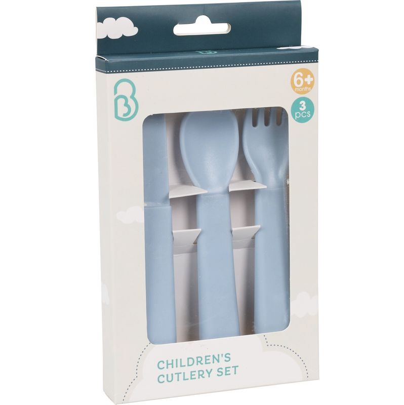 Bestikksett for barn 3 deler | Trygg plast og flere farger