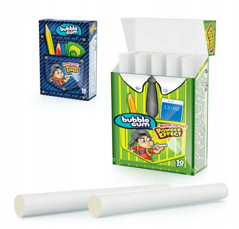 Johny Bee Powder Bubble Gum Sticks 10-pk