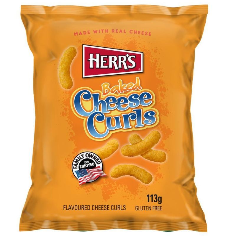 Herr's Cheese Curls 113g | Amerikansk ostepop