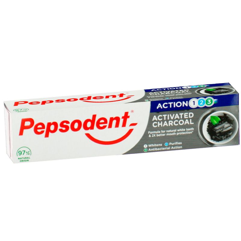 Pepsodent Whitening Tannkrem Activated Charcoal 75 ml
