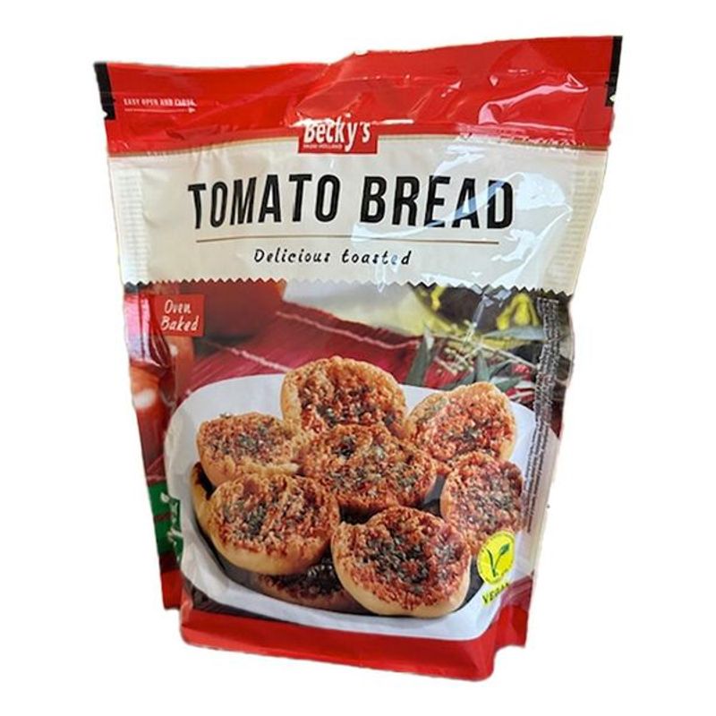 Ovnsbakte Tomatbrød 150g | Sprø toast med tomat og urter | Vegansk