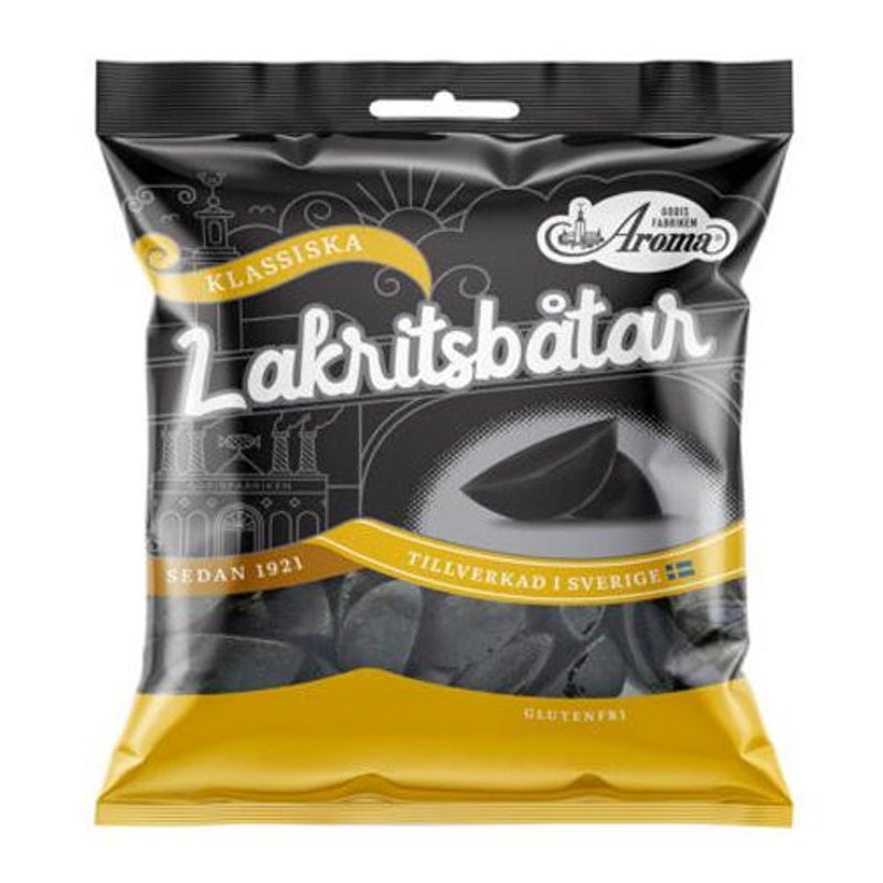 Aroma Lakrisbåter 80g