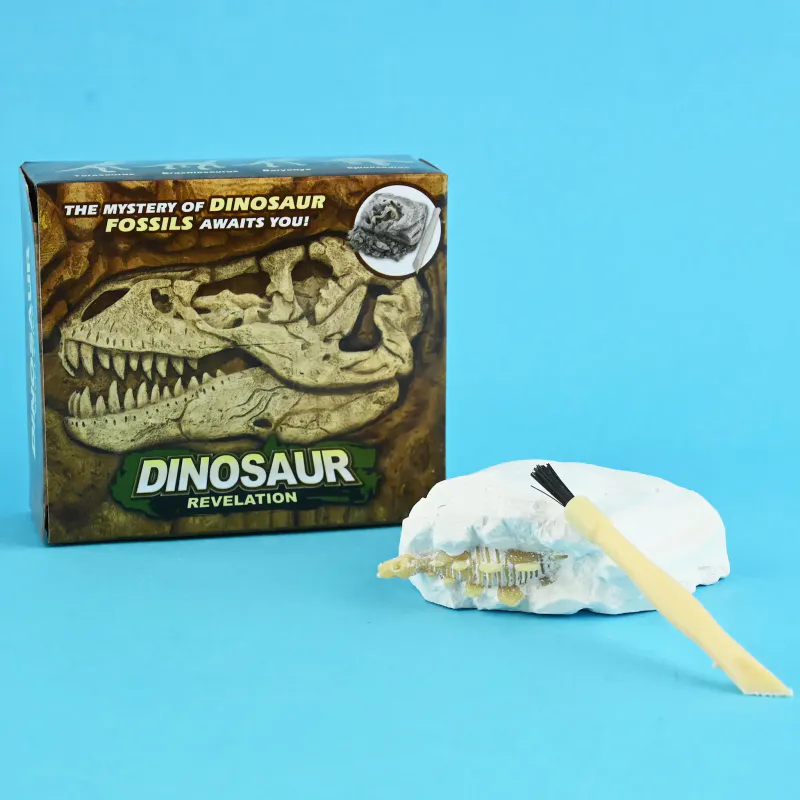 Dig It Out Dinosaur Skeleton 3pcs Utgravingssett dinosaur