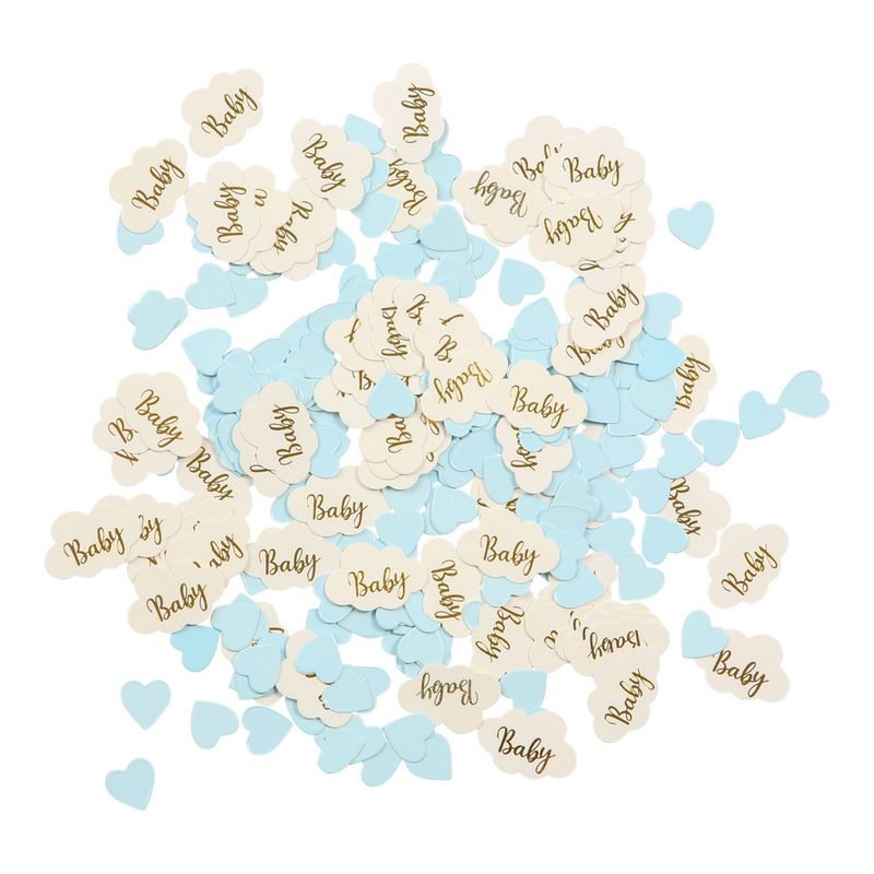 Papirkonfetti Baby blå gutt