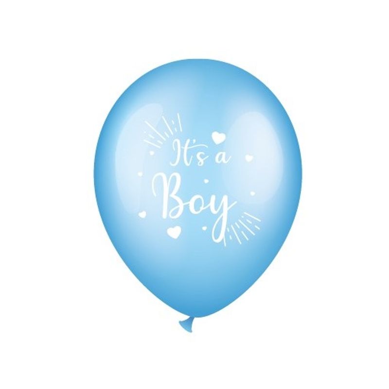 Ballonger blå, Its a Boy 6stk