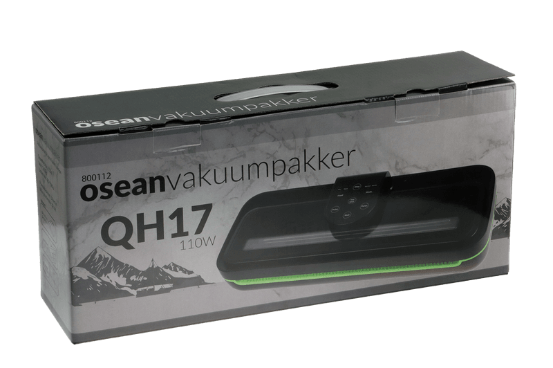 Osean QH-17 Vakuumpakker Auto | 110W med touchpanel og automatisk lokk