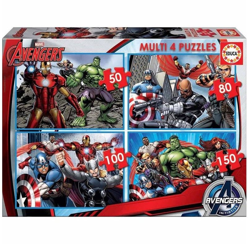 Educa Avengers Puslespill 50-80-100-150