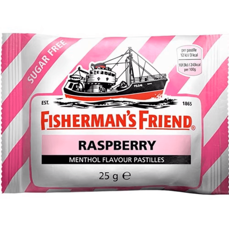 Fisherman's Friend Bringebær 24x25g | Sukkerfri