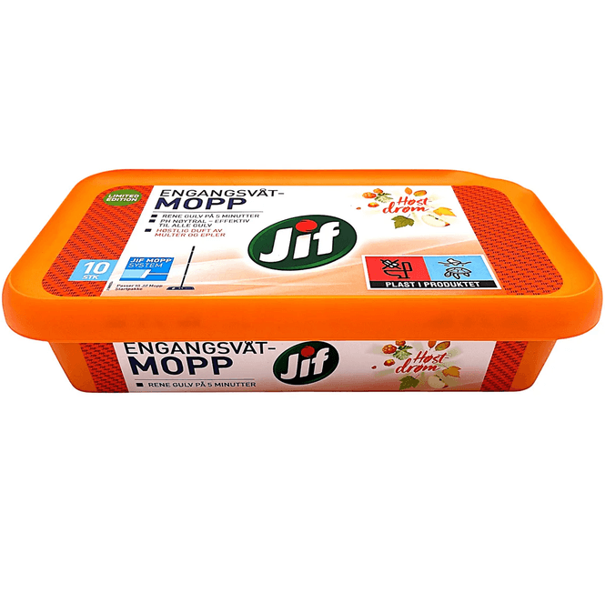 Hovedbilde Jif Engangsvåtmopp Høstdrøm 10stk | Duft av multer og eple