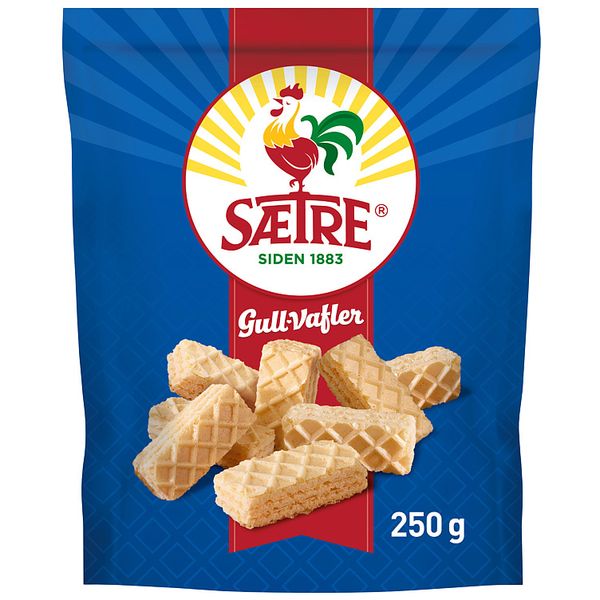 Sætre Gullvafler Vanilje 250g