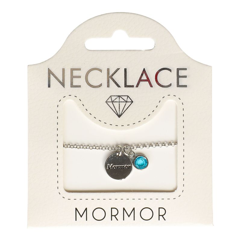 Personlig smykke med tekst og krystall | Gavetips