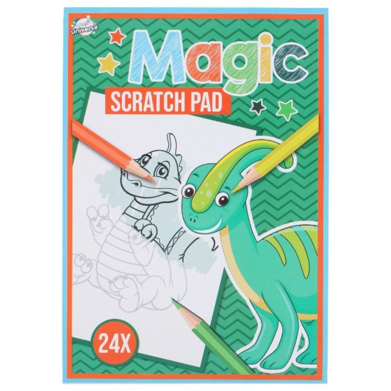 Magic Scratch Pad 24 sider A5 | 6 ulike varianter