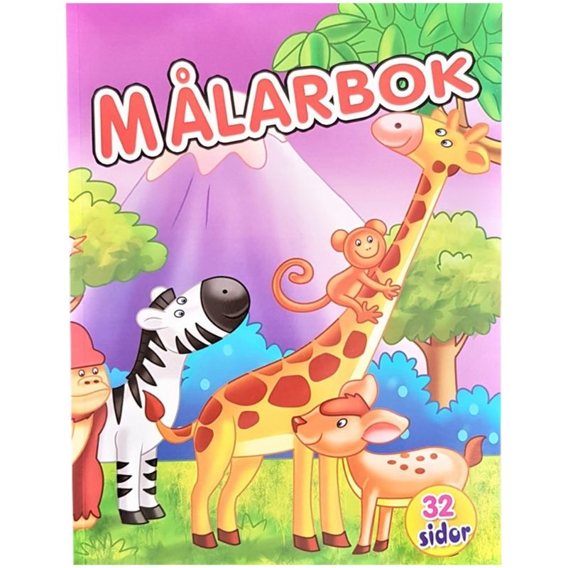 Tegnebok Dyremotiver 32 sider | 4 varianter