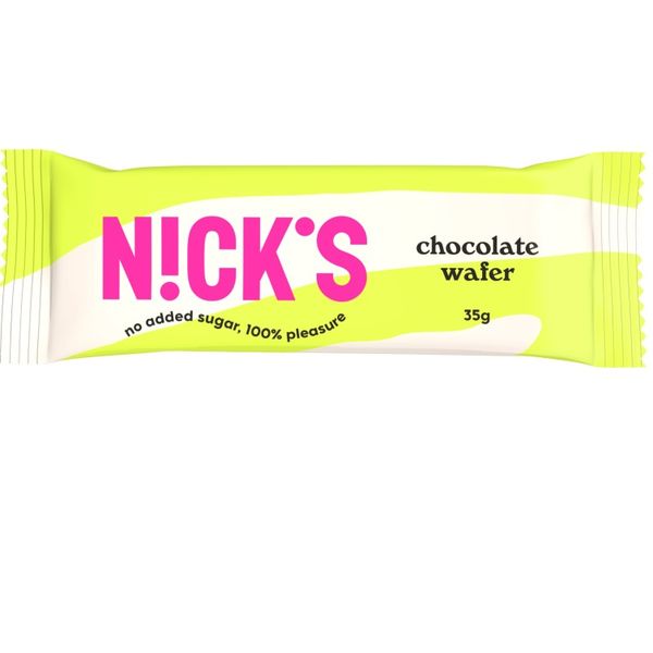 Nick's Chocolate Wafer 35g | Sukkerfri sjokoladekjeks med lavkarbo